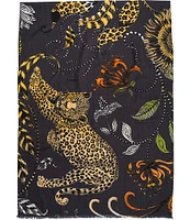 Echo Leopard Big Stretch Scarf Wrap