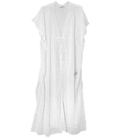 Echo Longline Eyelet Tie Front Duster