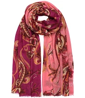 Echo Paisley Split Scarf Wrap