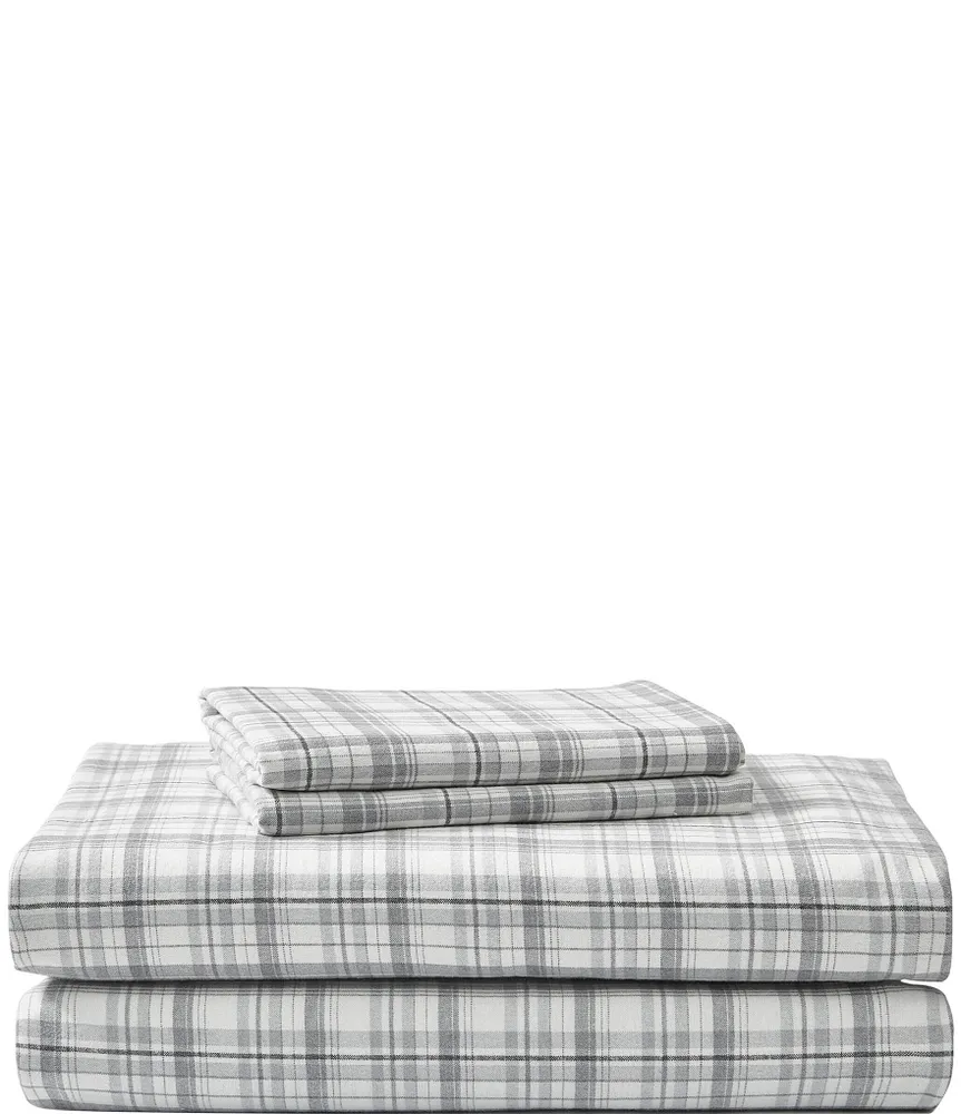 Eddie Bauer Beacon Hill Plaid Flannel Sheet Set