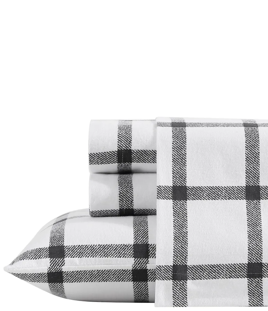 Eddie Bauer Bunkhouse Plaid Printed Flannel Sheet Set