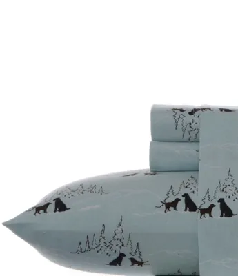 Eddie Bauer Dog Friends Flannel Sheet Set