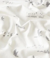 Eddie Bauer Geese Meadow Printed Flannel Sheet Set