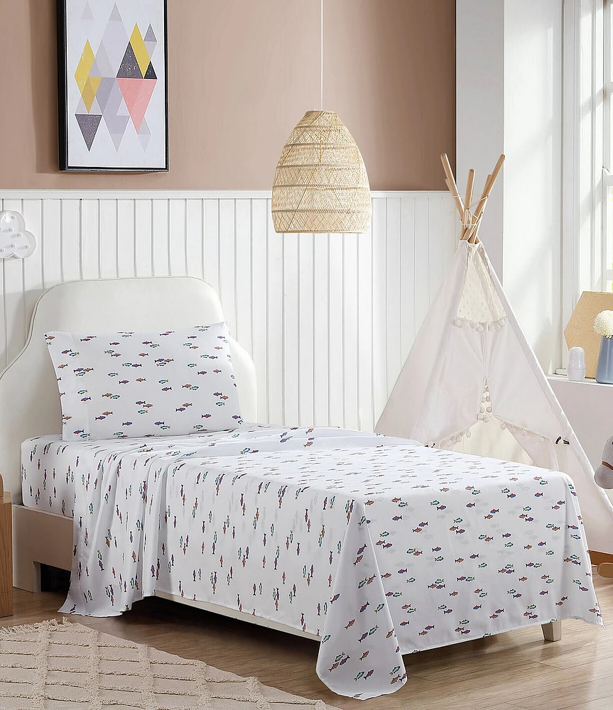 Eddie Bauer Kids' Fish Lake Microfiber Sheet Set