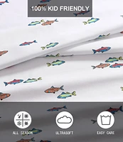 Eddie Bauer Kids' Fish Lake Microfiber Sheet Set