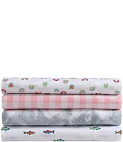 Eddie Bauer Kids' Poppy Plaid Microfiber Sheet Set