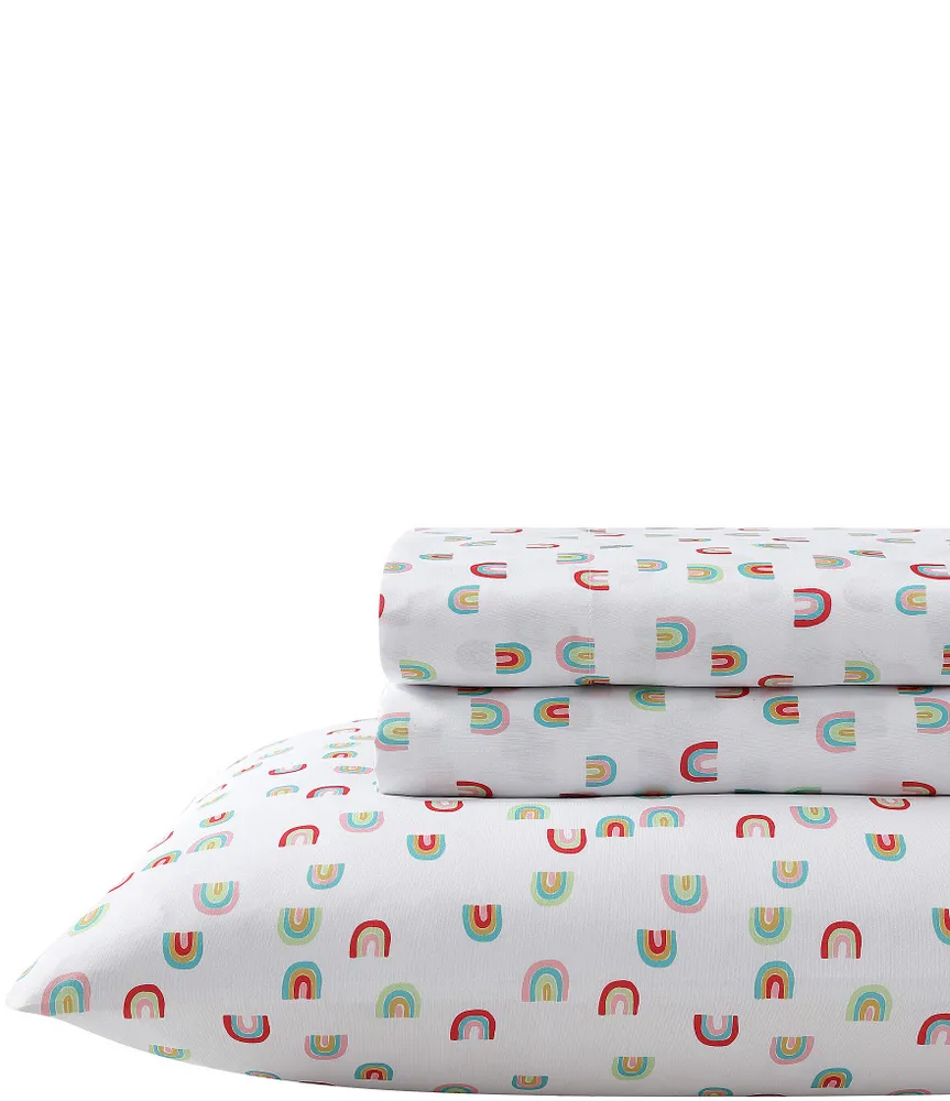Eddie Bauer Kids' Sunnyvale Rainbow Microfiber Sheet Set