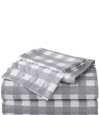 Eddie Bauer Lakehouse Plaid Percale Cotton Sheet Set