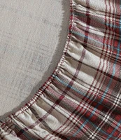 Eddie Bauer Montlake Plaid Red Flannel Sheet Set