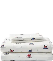 Eddie Bauer Ski Patrol Cotton Flannel Sheet Set