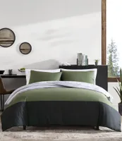 Eddie Bauer Skyline Striped Reversible Comforter Mini Set