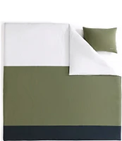 Eddie Bauer Skyline Striped Reversible Duvet Cover Mini Set