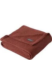 Eddie Bauer Solid Waffle Cotton Blanket