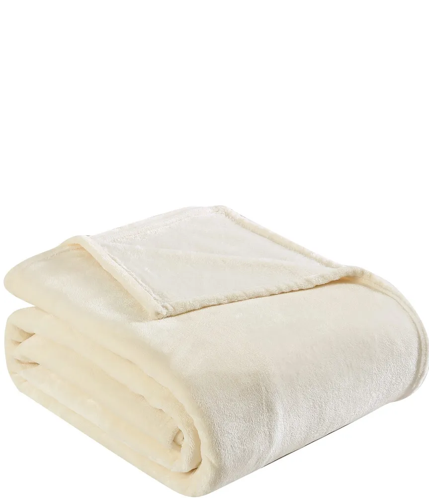 Eddie Bauer Ultra Soft Plush Solid Microfiber Bed Blanket