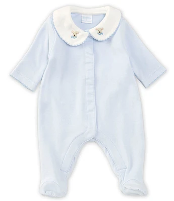 Edgehill Collection Baby Boys Premie-9 Months Long Sleeve Lamb Footie