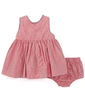 Edgehill Collection Baby Girls 3-24 Months Family Matching Gingham Wrap Back Dress