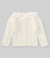 Edgehill Collection Baby Girls 3-24 Months Pointelle Lace Cardigan