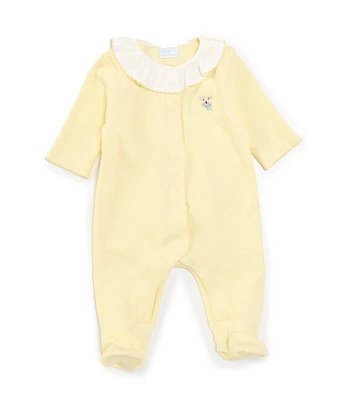 Edgehill Collection Baby Girls Preemie-9 Months Long Sleeve Duck Footie