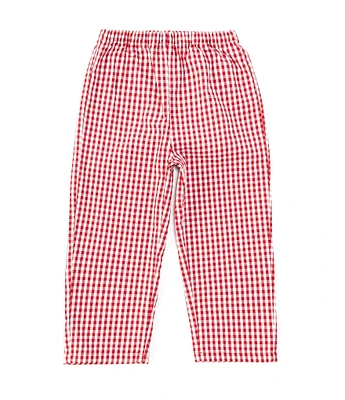 Edgehill Collection Little Boys 2T-7 Gingham Pull-On Pants