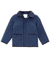 Edgehill Collection x Darby Fallon Clark Little Boys 2T-7 Ward Quilted Barn Coat