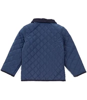 Edgehill Collection x Darby Fallon Clark Little Boys 2T-7 Ward Quilted Barn Coat