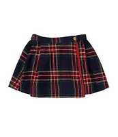 Edgehill Collection Little Girls 2T-6X Plaid Pleated Skirt