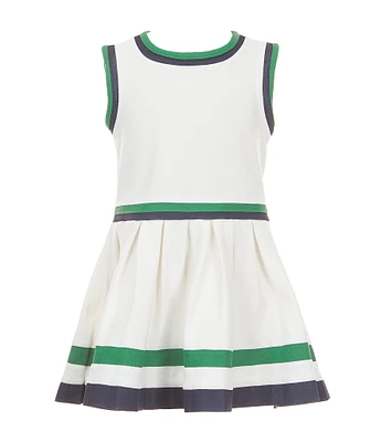 Edgehill Collection Little Girls Sleeveless Tennis Dress