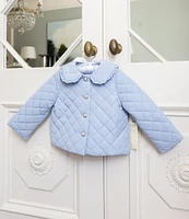 Edgehill Collection x Darby Fallon Clark Little/Big Girls 2T-10 Darby Quilted Puffer Jacket