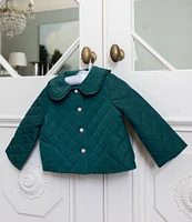 Edgehill Collection x Darby Fallon Clark Little/Big Girls 2T-10 Darby Quilted Puffer Jacket