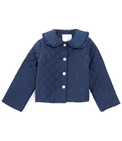 Edgehill Collection x Darby Fallon Clark Little/Big Girls 2T-10 Darby Quilted Puffer Jacket