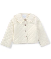 Edgehill Collection x Darby Fallon Clark Little/Big Girls 2T-10 Darby Quilted Puffer Jacket