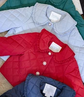 Edgehill Collection x Darby Fallon Clark Little/Big Girls 2T-10 Darby Quilted Puffer Jacket