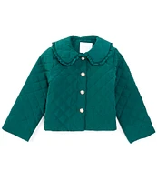 Edgehill Collection x Darby Fallon Clark Little/Big Girls 2T-10 Darby Quilted Puffer Jacket