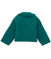 Edgehill Collection x Darby Fallon Clark Little/Big Girls 2T-10 Darby Quilted Puffer Jacket