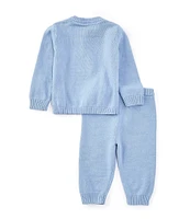 Edgehill Collection x Darby Fallon Clark Baby Boys 3-24 Months Toy Soldier Knit Northland Sweater and Pants Set