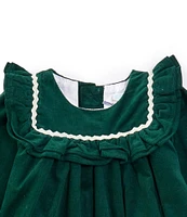 Edgehill Collection x Darby Fallon Clark Baby Girls 3-24 Months Elizabeth Corduroy Dress Set