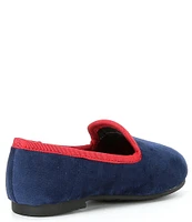 Edgehill Collection x Darby Fallon Clark Boys' Bowden Velvet Slippers (Infant)