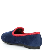 Edgehill Collection x Darby Fallon Clark Boys' Bowden Velvet Slippers (Infant)