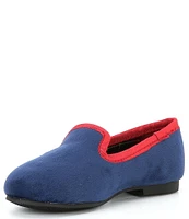 Edgehill Collection x Darby Fallon Clark Boys' Bowden Velvet Slippers (Infant)