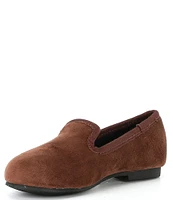 Edgehill Collection x Darby Fallon Clark Boys' Bowden Velvet Slippers (Infant)