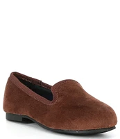 Edgehill Collection x Darby Fallon Clark Boys' Bowden Velvet Slippers (Youth)