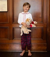 Edgehill Collection x Darby Fallon Clark Little Boys 2T-7 Tod Plaid Pull-On Pants