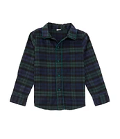 Edgehill Collection x Darby Fallon Clark Little Boys 2T-7 Tyler Plaid Woven Button-Front Shirt