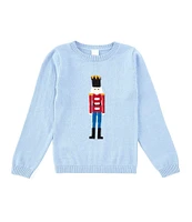 Edgehill Collection x Darby Fallon Clark Little Boys 2T-7 Nolan Toy Soldier Crew Neck Sweater