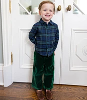 Edgehill Collection x Darby Fallon Clark Little Boys 2T-7 Rober Velvet Pants