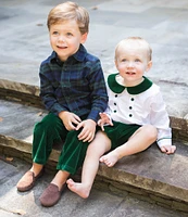 Edgehill Collection x Darby Fallon Clark Little Boys 2T-7 Rober Velvet Pants