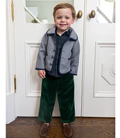 Edgehill Collection x Darby Fallon Clark Little Boys 2T-7 Rober Velvet Pants