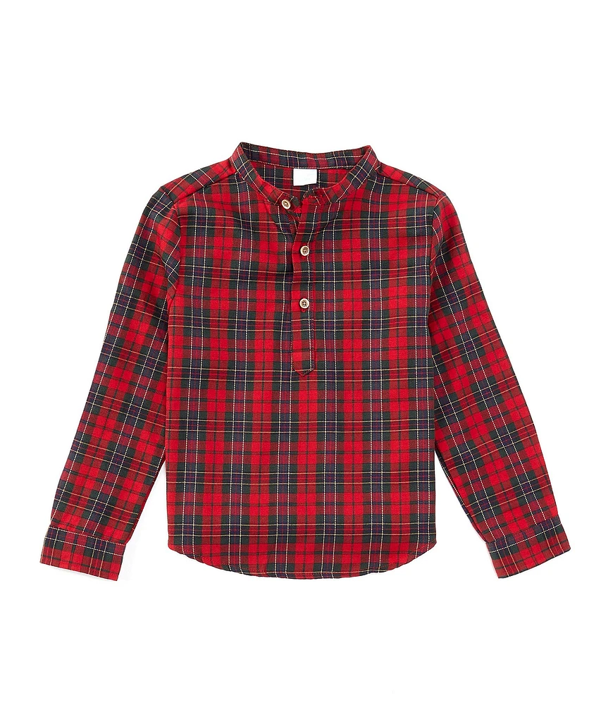 Edgehill Collection x Darby Fallon Clark Little Boys 2T-7 Parker Woven Plaid Shirt