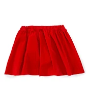 Edgehill Collection x Darby Fallon Clark Little Girls 2T-6X Gogo Velvet Pull-On Skirt