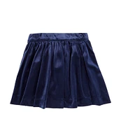 Edgehill Collection x Darby Fallon Clark Little Girls 2T-6X Gogo Velvet Pull-On Skirt